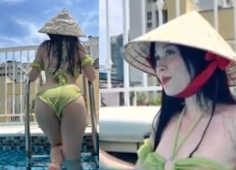 Cao Thanh Tuyền nổi máu địt ở bể bơi