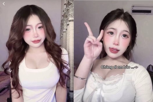 Tik toker sexy Thỏ baby quyến rũ với vóc dáng sáng trắng